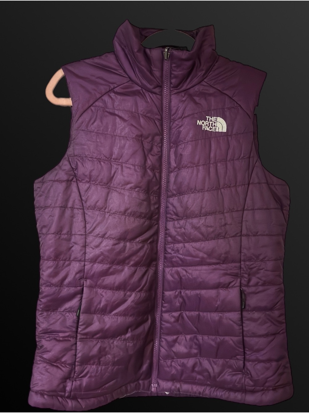 The North Face Women's Quilted Purple Insulated Vest